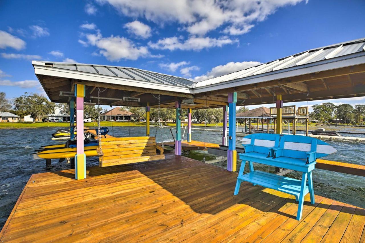 Waterfront Lake Placid Home With Dock And Fire Pit Экстерьер фото
