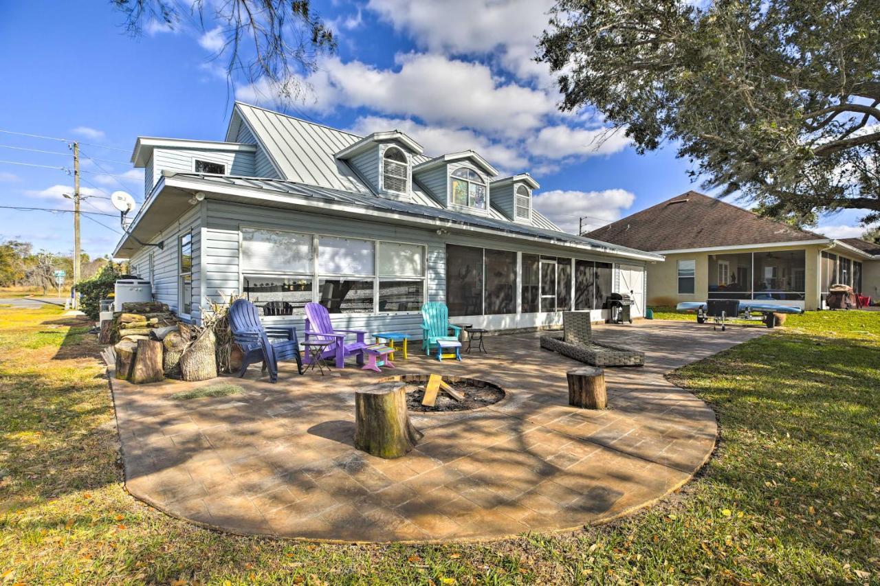 Waterfront Lake Placid Home With Dock And Fire Pit Экстерьер фото